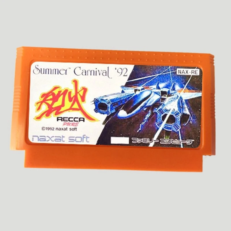 Sommer Carnival'92 Recca 60 Pin Spiel Karte Für 8 Bit Subor Spiel-Player