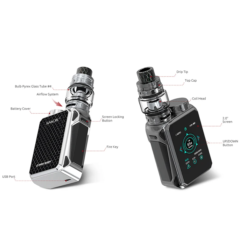 Электронная сигарета SMOK 85 Вт G-PRIV Luxe Edition с 4 5 мл TFV12 маленьких цена бак V8 ребенка