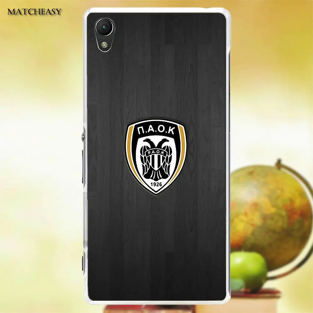 Oedmeb Paok Fc Салоники для Sony Xperia Z Z1 Z2 Z3 Z4 Z5 compact Mini M2 M4 M5 T3 E3 XA мягкий