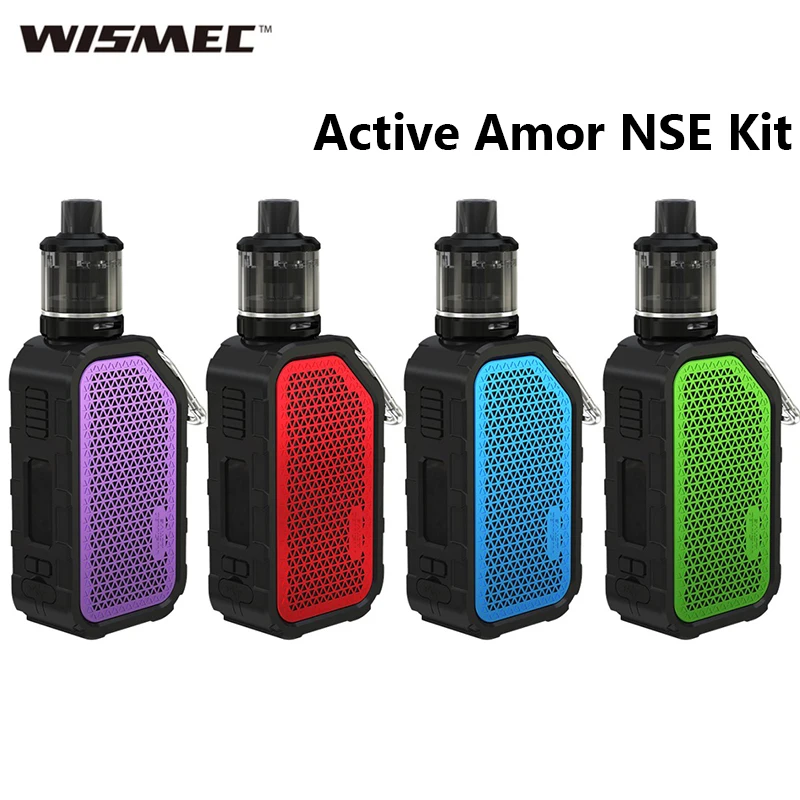 Оригинальный Wismec Активный с Amor NSE Kit 80W активный бокс мод Vape 2100mAh танк электронная