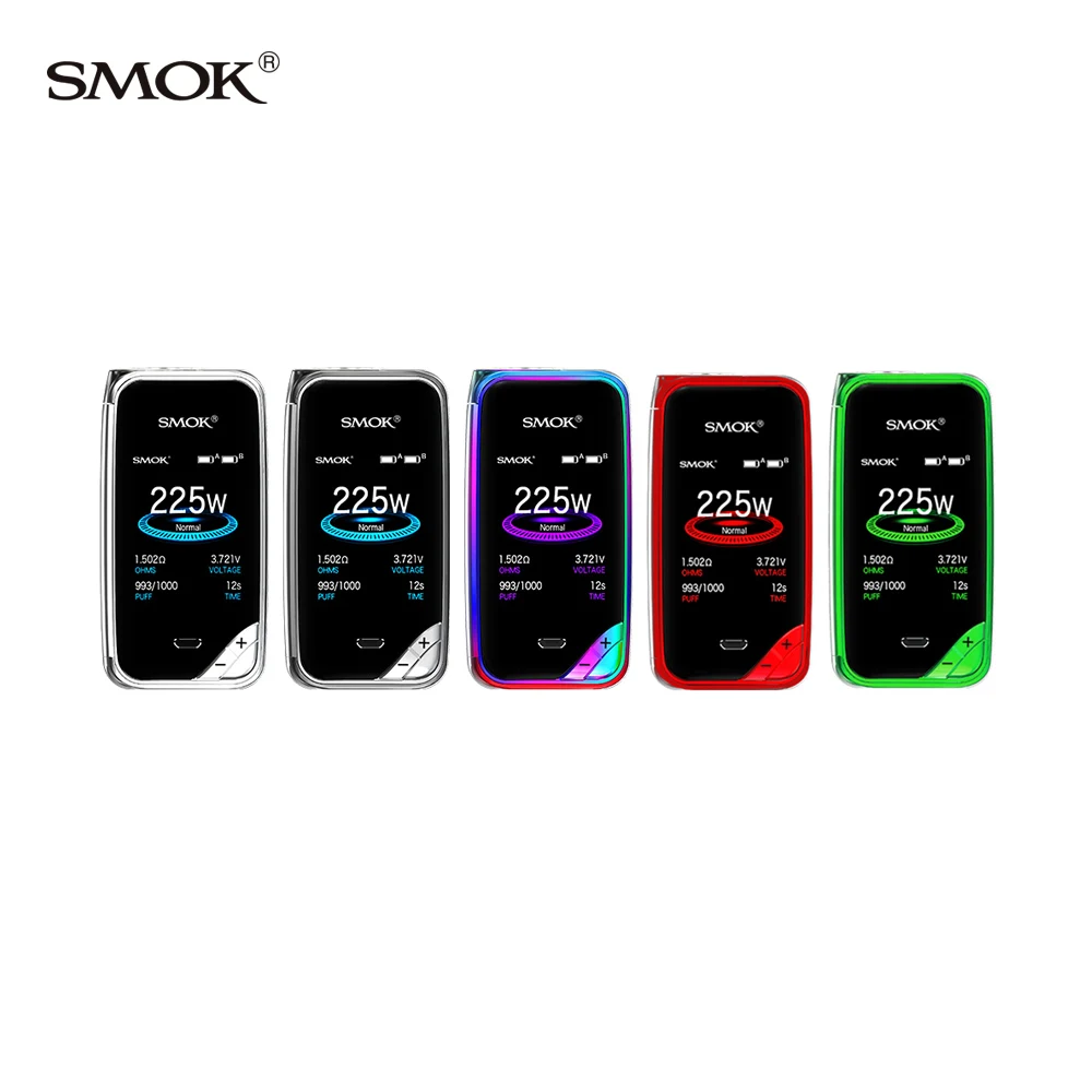 Оригинальный Smok X-priv Mod 225 Вт TC Box контроль температуры электронные сигареты Fit Tfv12