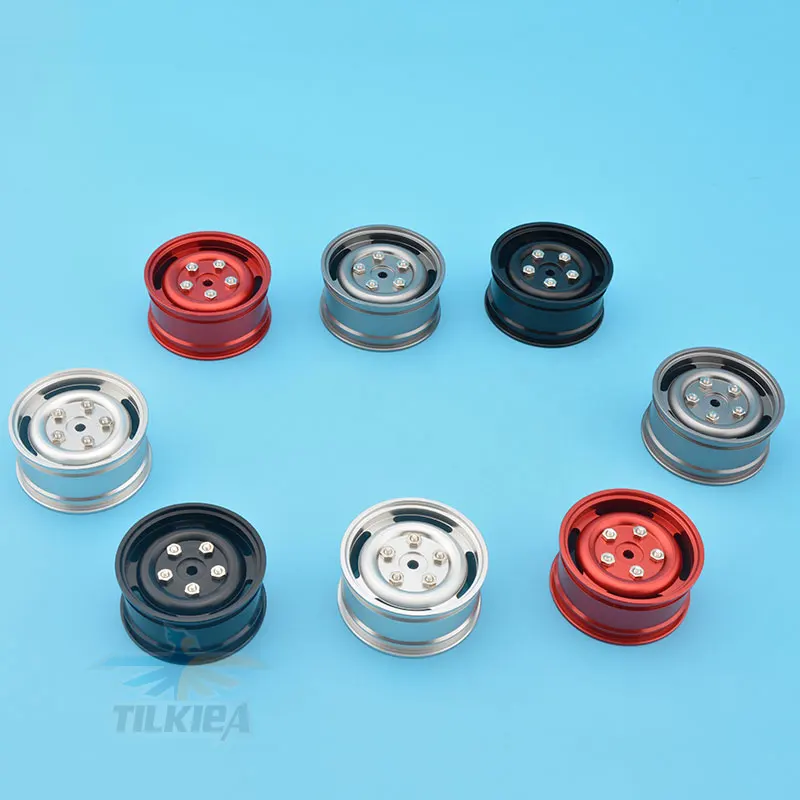 Колесная втулка полностью Металлическая ступица 4 шт. сплав 1/10 1 9 дюйма для