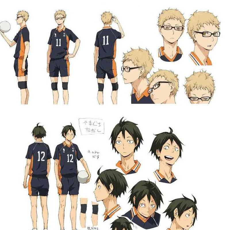 Haikyuu Cosplay Costume Karasuno High School Volleyball Club Hinata Shyouyou Sportswear Uniform | Тематическая одежда и