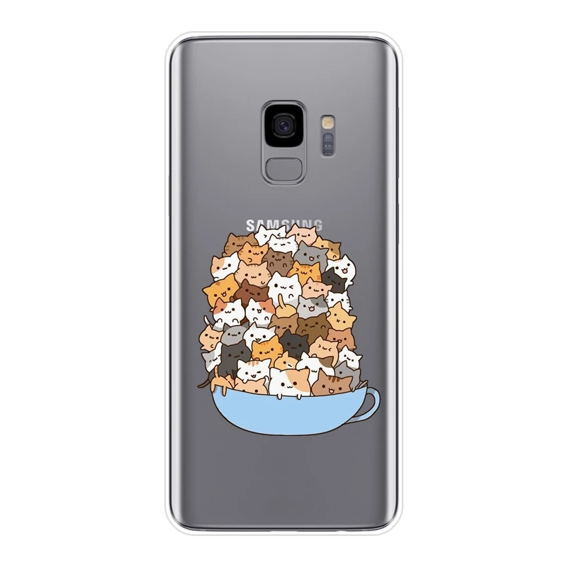 Чехол силиконовый для Samsung Galaxy S8 S9 Plus S5 S6 S7 Edge мягкая японская задняя крышка с