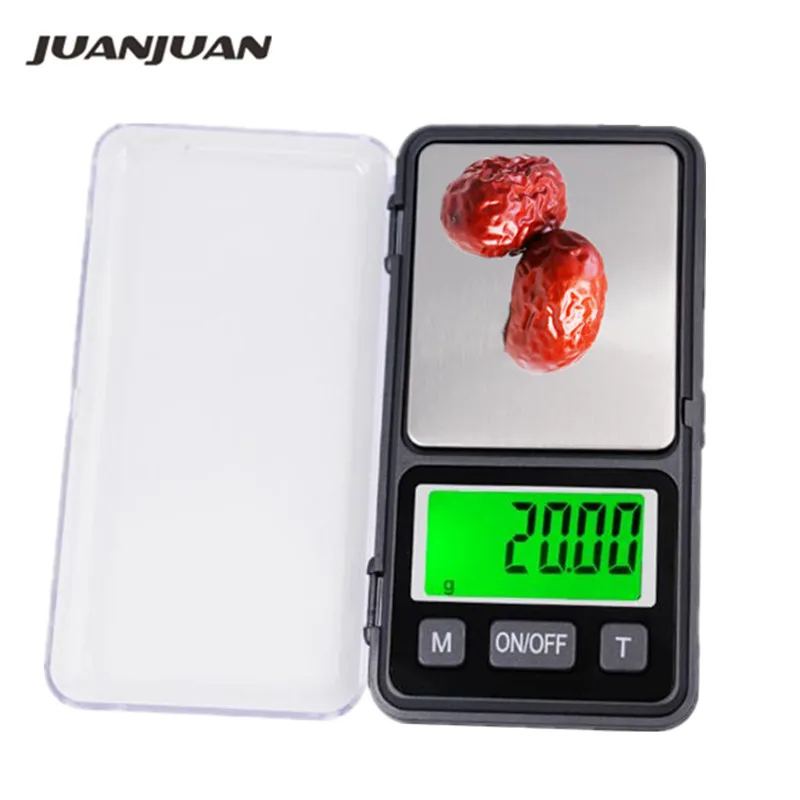 100 шт LCD Цифровые весы 500 г 0 01 Высокая точность мини карманные для взвешивания
