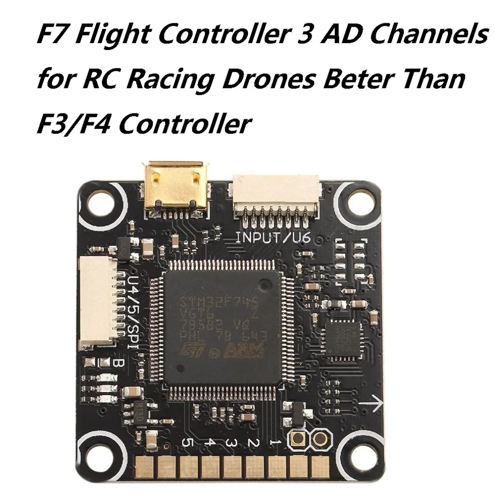 AnyFC RC SP Racing F7/revF7 Контроллер полета 3 AD канала для гоночных дронов Beter Than F3/F4