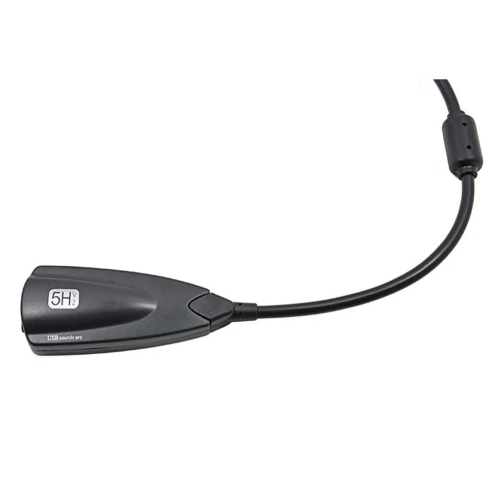 Антимагнитная Внешняя USB звуковая карта 7 1 адаптер 5HV2 3D Аудио гарнитура микрофон 3