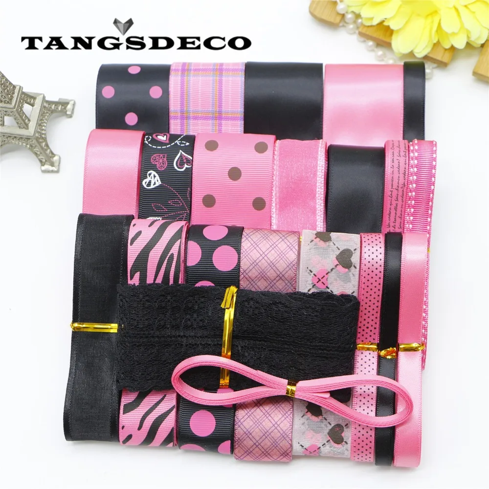 26 ярдов/комплект высококачественный бант для волос сделай сам набор лент