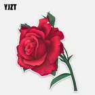 Таинственные уникальные розы, цветы, наклейки для автомобиля, декор для бампера, окна автомобиля, YJZT, 12 х15.8 см, 11A1205