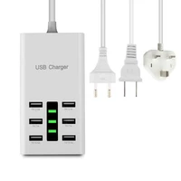 ingmaya multi port usb charger power 36w charging station for iphone samsung huawei redmi dv camera mobile phone charge adapter