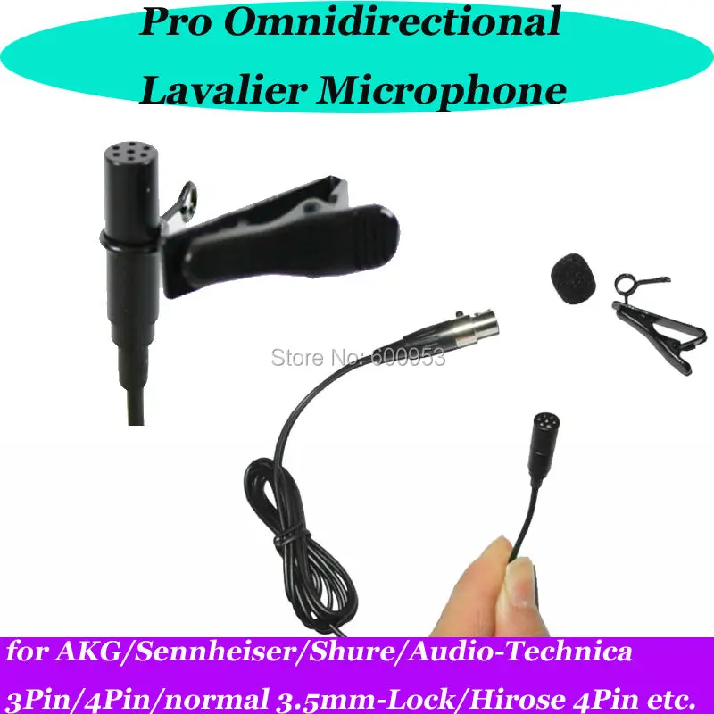 

MICWL ME2 New mini Wireless Lavalier Clip Lapel Microphone for Sennheiser AKG Shure Audio-Technica Beltpack