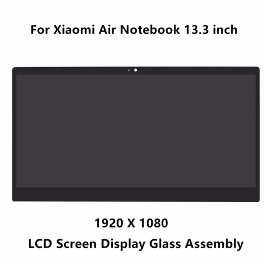 

13.3'' front glass led lcd display screen matrix assembly with bezel for Xiaomi LTN133HL09-W LQ133M1JW15