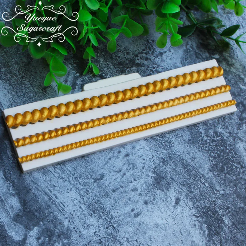 Yueyue Sugarcraft 1 шт. жемчужная силиконовая форма для помадки инструменты украшения