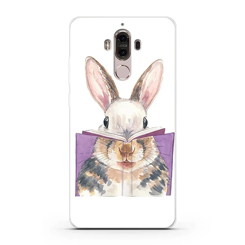 huawei mate 9 Case Silicon panda Painting Soft TPU Back Cover for pro Phone protect Bags shell |