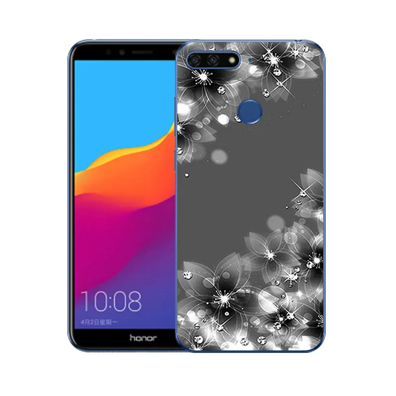 Чехол 5 7 дюйма для Huawei Honor 7A Pro силиконовый чехол с полной защитой разноцветный