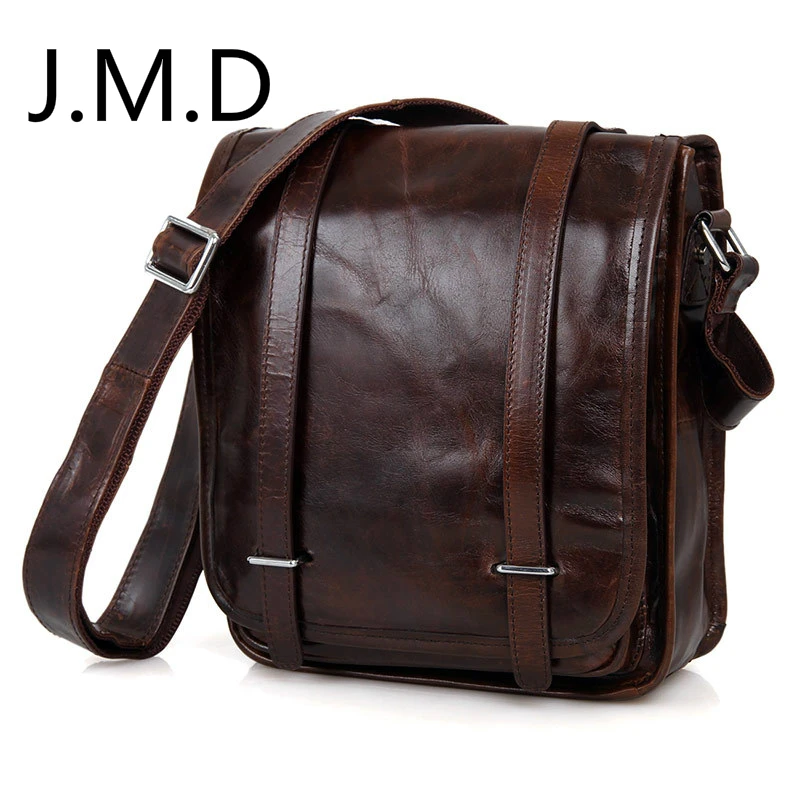 J.M.D натуральная кожа слинг сумка для мужчин сумки через плечо JMD Кожаные 7109|leather