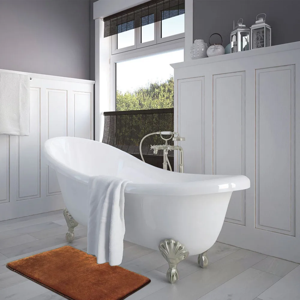 Водонепроницаемый мягкий коврик для ванной ковер с эффектом памяти нескользящий