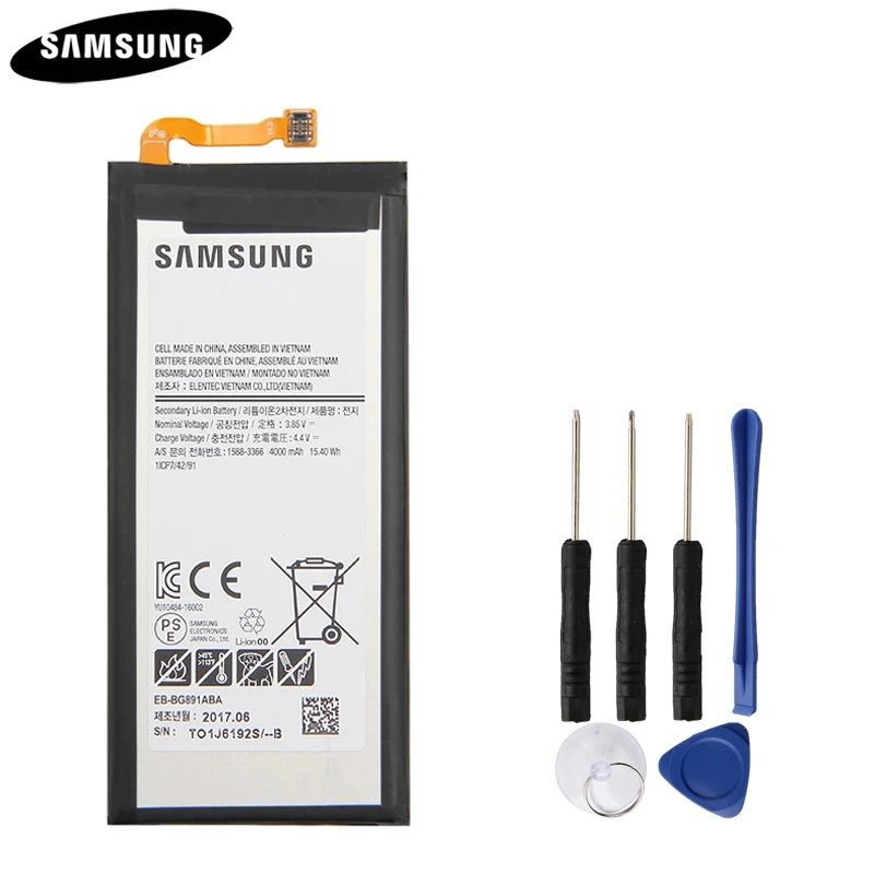 

100% Genuine Replacement Battery EB-BG891ABA For Sasmung Galaxy S7Active S7 Active 4000mAh Authentic Phone Battery