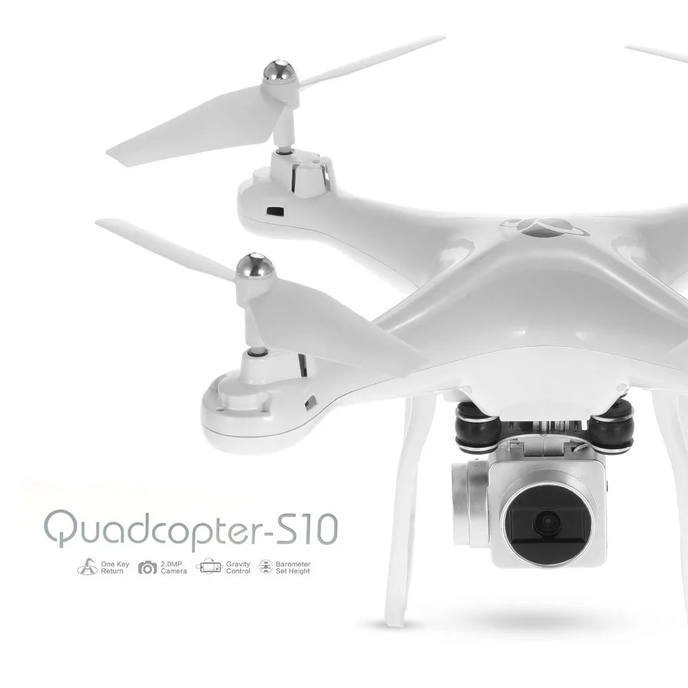 Квадрокоптер с 6 осевым гироскопом S10 2 4G 4 канала Wi Fi FPV МП|camera drones quadcopter|rc helicopter2.4g 4ch