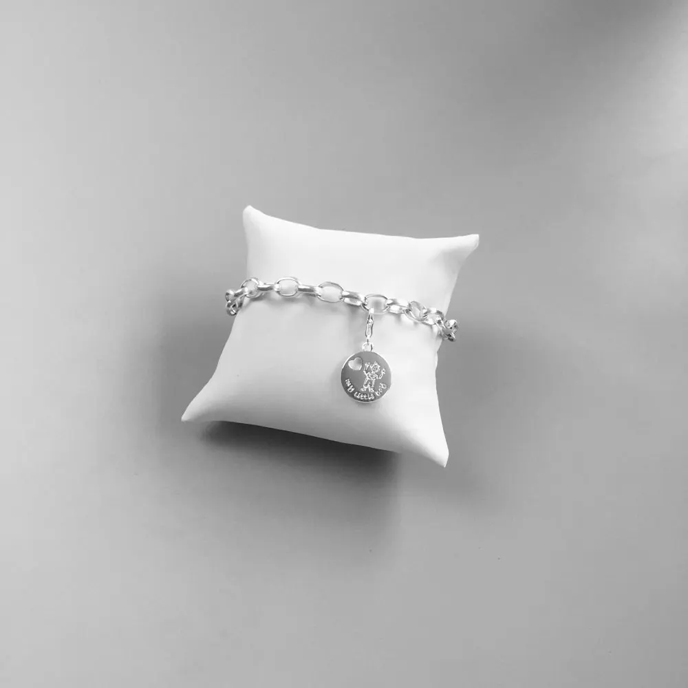 

My Little Boy Heart Disc Charms for DIY Jewelry Making Thomas 925 Silver Love Jewelry Accessories Fit Bracelets Necklaces
