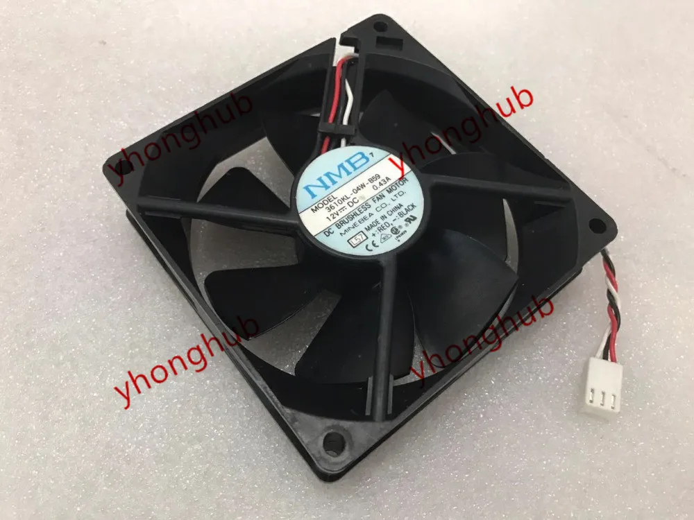 NMB-MAT 3610KL-04W-B59 L57 DC 12V 0.43A 92X92X25mm Вентилятор охлаждения сервера