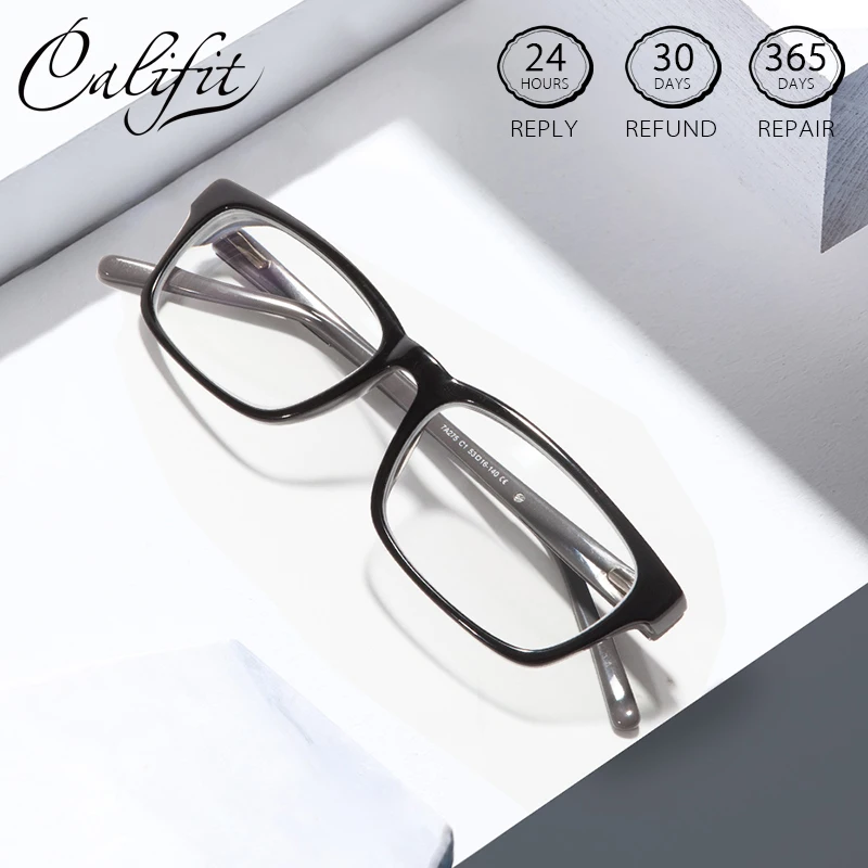 Мужские очки CALIFIT винтажные с индексом 1 67 прозрачными линзами Градуированные для