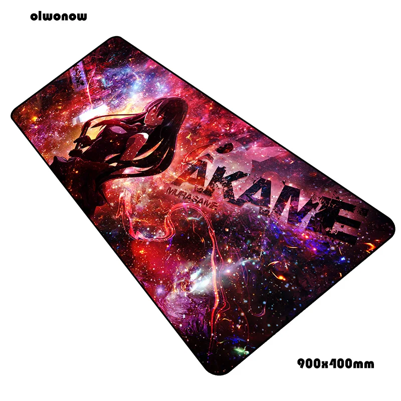 size900x400x2mm Akame ga kill коврик для мыши геймер ноутбук 90x40 см notbook коврик для мыши игровой коврик для мыши эргономичный коврик для мыши ПК стол коврик для мыши - Цвет: size900x400x2mm