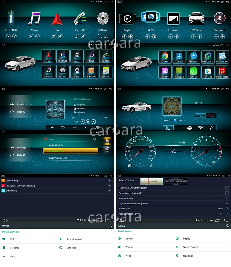 Gps Мультимедийная система GLK 350X204 сенсорный экран круглый угол радио Android дисплей антибликовое 10,2" монитор gps навигация