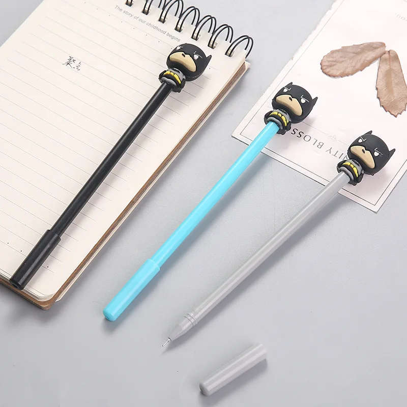 

30 pcs Cartoon neutral cool pen student gift study stationery office black signature pen wholesale Factory Direct Sales