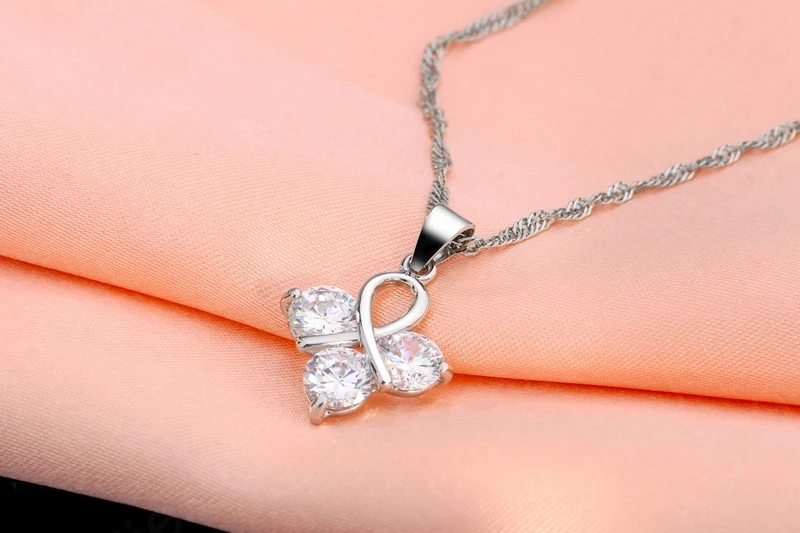 Хорошее женское свадебное ювелирное изделие 925 пробы серебро кубический циркон