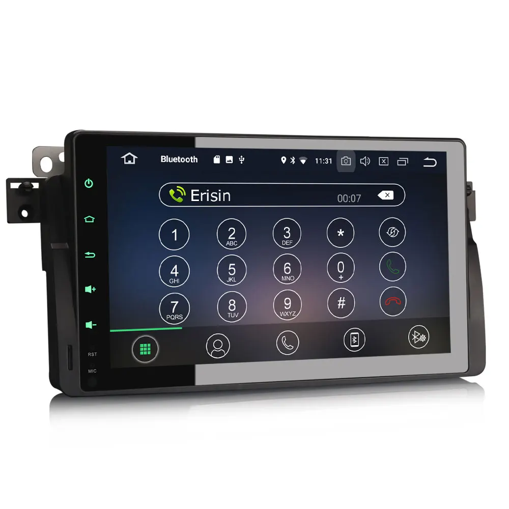 Erisin ES3996B Авто 9 'Ƈ Din Android 8 1 Автомобильный DVD плеер для BMW 3 серии E46 M3 Rover75 мг gps