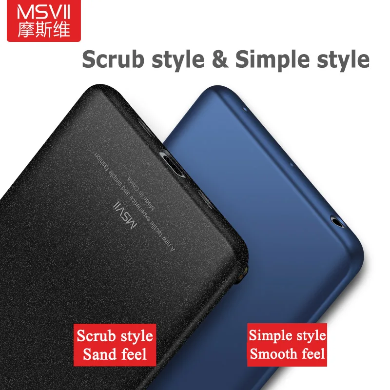 100% Оригинальный брендовый Роскошный чехол MSVII для xiaomi mi note 2 жесткий простой и