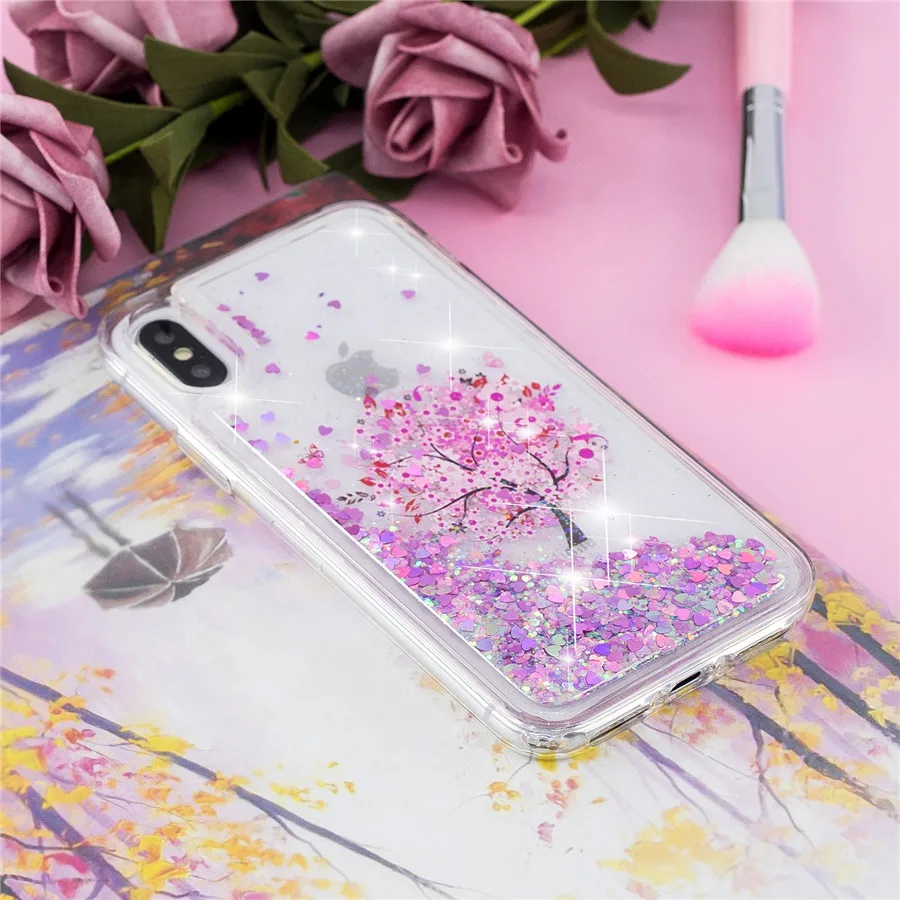 5S чехол для iPhone X 6 6s 7 8 Plus чехол для iPhone 5 5S SE Fundas Мягкая Силиконовая Бабочка Жидкостная динамика чехол для телефона s Coque