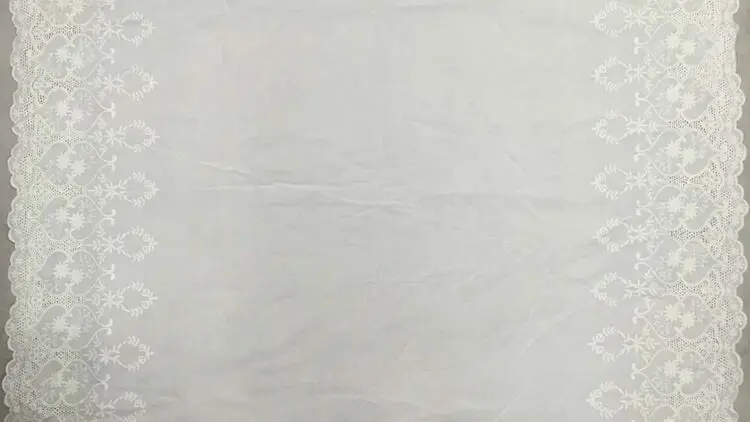 Бесплатная доставка 100% хлопок двухсторонняя Φ кружевная ткань с окошками