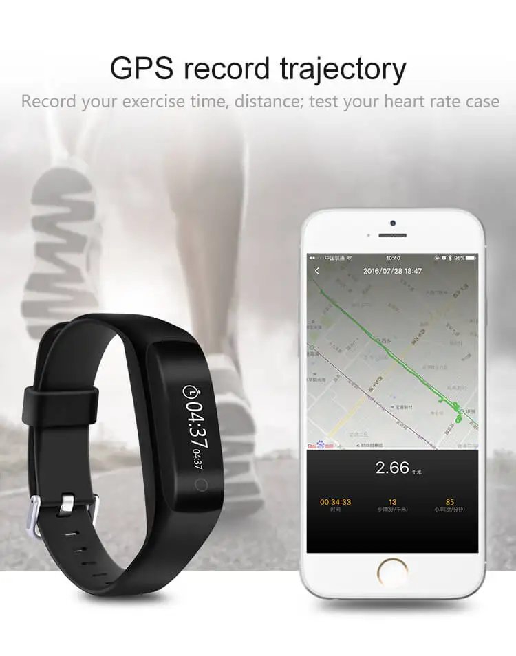 GIKUR C5 Bluetooth 4.2 Smar tWatch GPS Heart Rate Monitor IP65 Водонепроницаемый Смарт Браслет SMS/Вызова