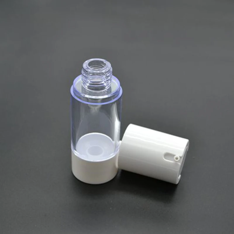 20 шт пластиковый безвоздушный контейнер для крема бутылка лосьона 15 мл маленькая