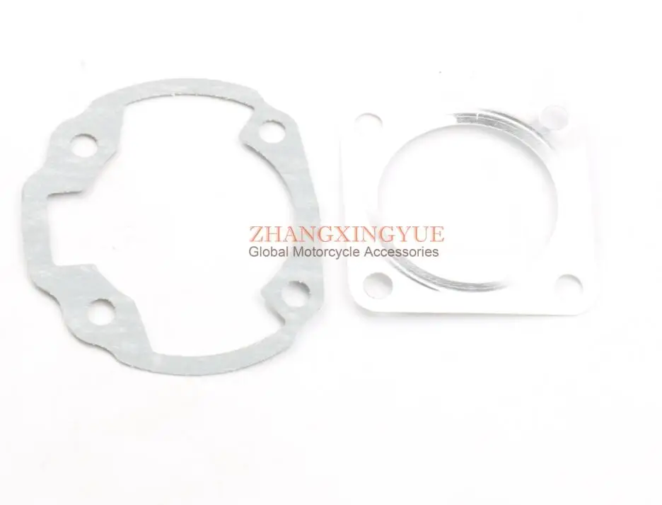 Cylinder gasket 50cc комплект цилиндров и поршневой комплект и прокладка цилиндра для SUZUKI AG50 AD50 SJ50 41 мм/10 мм 2 т - Цвет: Cylinder gasket