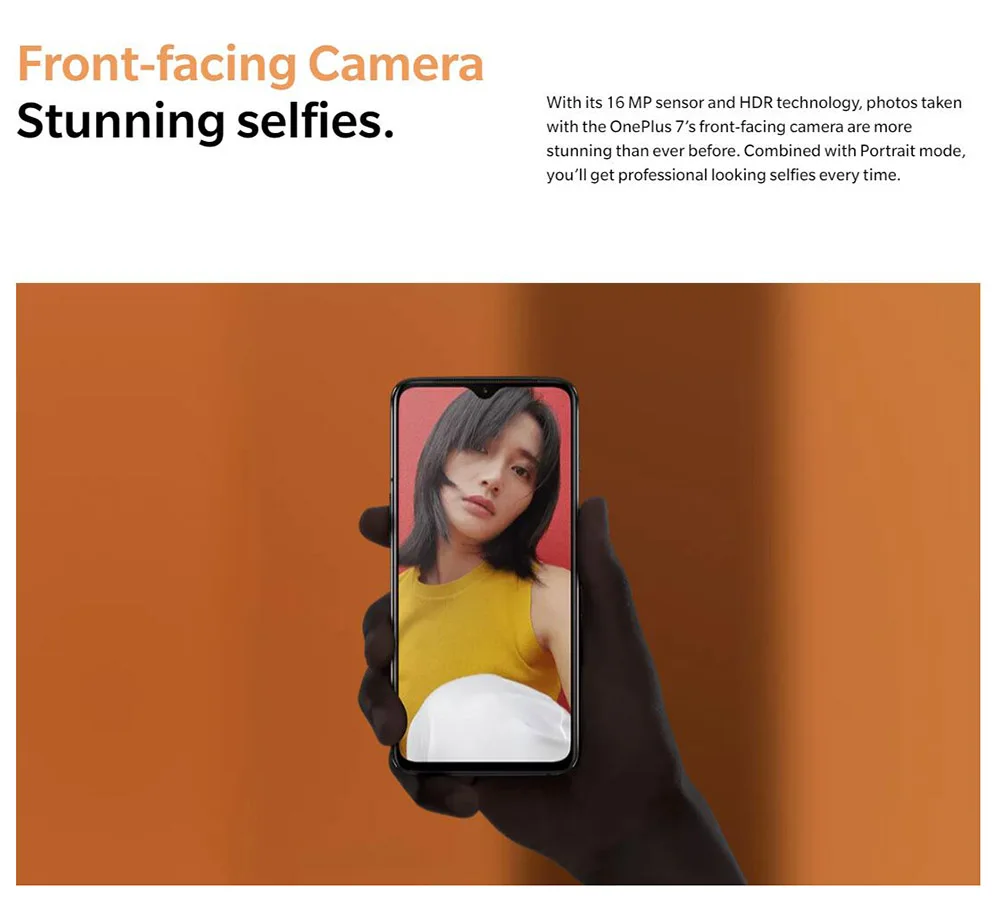 Мобильный телефон Oneplus 7, Восьмиядерный процессор Snapdragon 855, 8 ГБ, 12 Гб ОЗУ, 256 Гб ПЗУ, UFS 3,0, 6,41 дюйма, 48мп камера, 4G LTE, NFC Smart