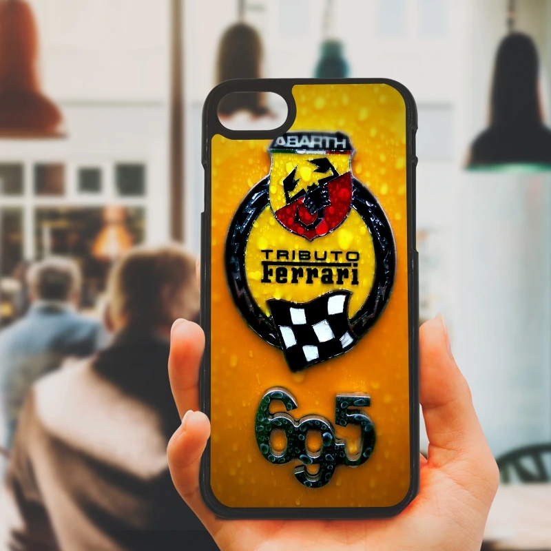 Fiat Abarth сотовый телефон с логотипом Случаях Жесткий Пластик шаблон оболочки