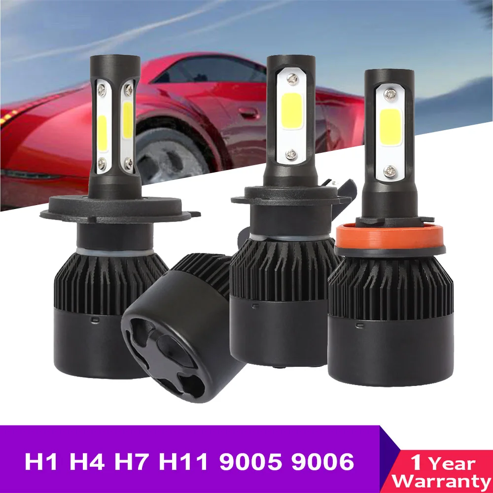 H1 H11 9003 9005 9006 HB2 HB3 HB4 H4 H7 светодиодный светильник для автомобиля 12 v 24 автомобильные
