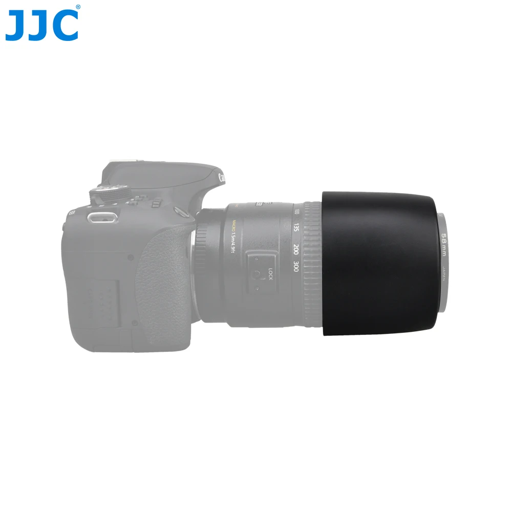 JJC LH 64II цветок Форма штык Бленды для объективов EF 75 300 мм f/4 5.6 IS USM Заменяет Canon ET