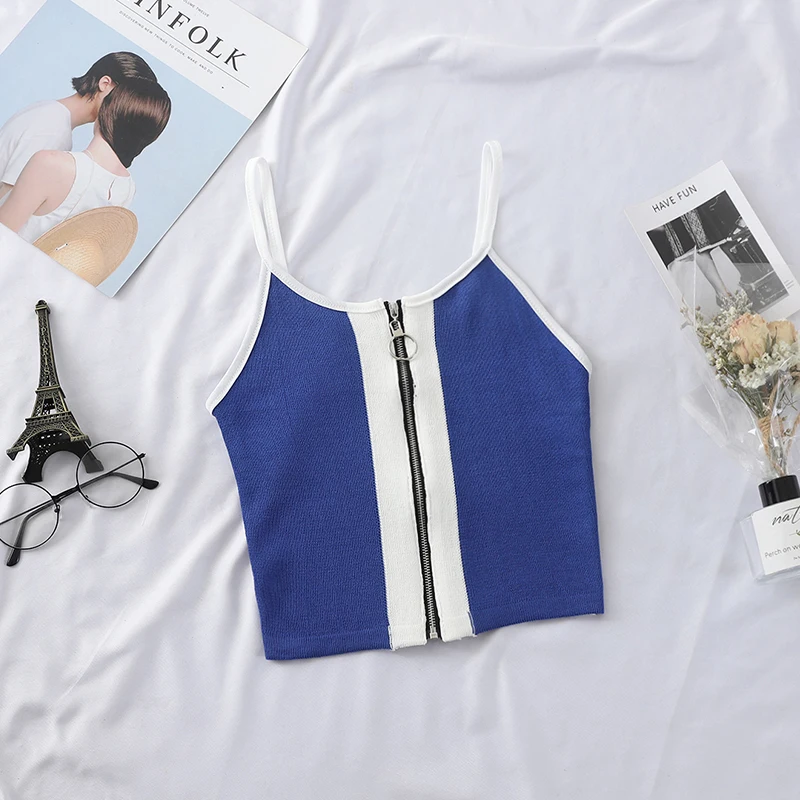 Женский трендовый фестивальный топ с высокой талией на подтяжках весна-лето 2019