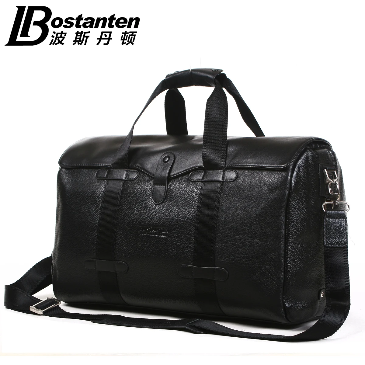 Мужская сумка из натуральной коровьей кожи Вместительная дорожная | Багаж и