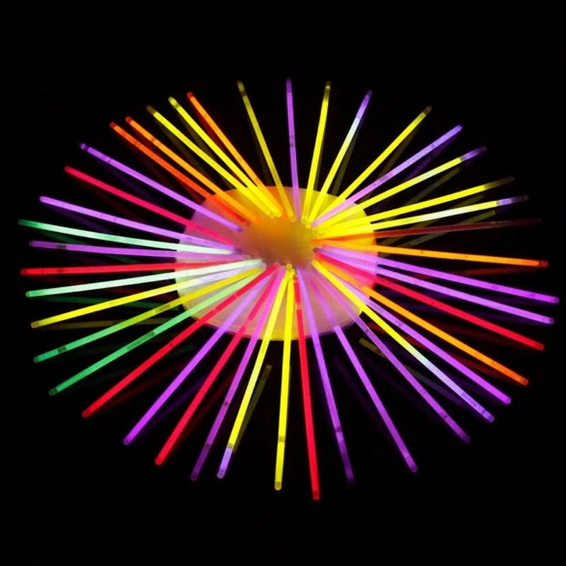 100 шт. 8 &quotМикс свечение палочки светильник ожерелье Вокальный концерт