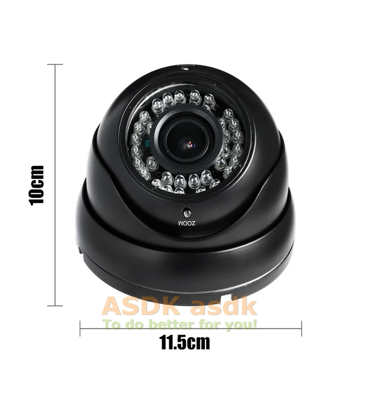 720 P/1080 P CCTV зум AHD камера 36 LED IR 1.0MP/2.0MP Водонепроницаемая наружная ночного видения
