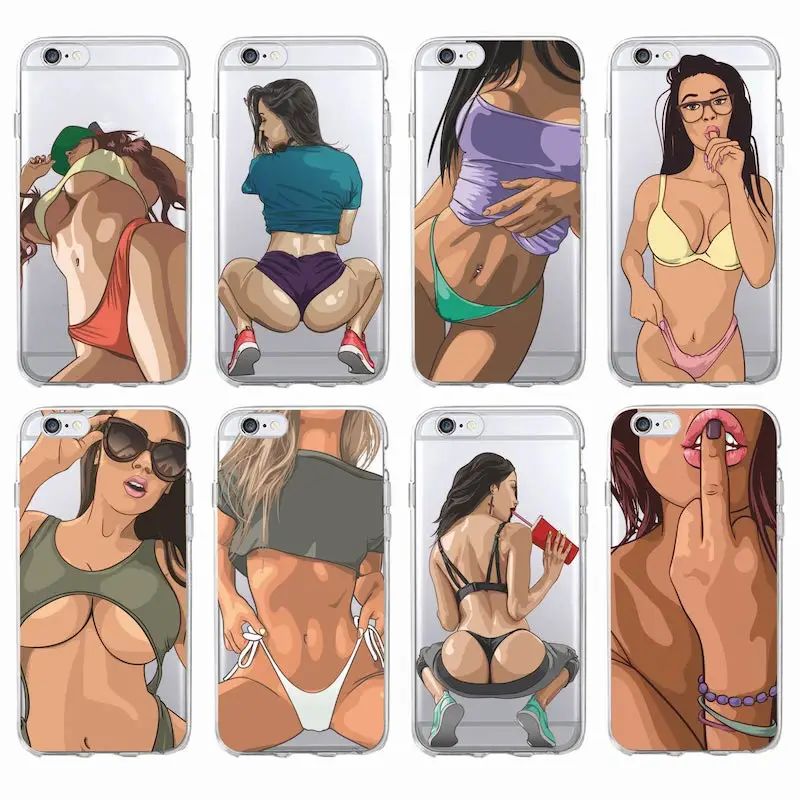 

Sexy Hot Girl Summer Twerk It Swag On Soft Clear Phone Case Coque Fundas For iPhone 11 13 Pro 7 7Plus 12 8 8PLUS X XS Max
