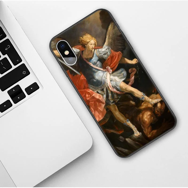Чехол для iPhone X, XR, XS, Max, 7, 8 Plus, 6, 6 S Plus, 5, 5S, SE, Mary Jesus, Christian, мягкий чехол из ТПУ