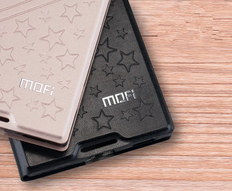Оригинальный чехол Mofi для Sony Xperia XA1 роскошный кожаный книжка с подставкой в стиле