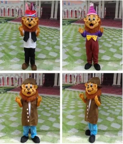 

New Adult Best Sale Foam Cute Lion Mascot Costume Christmas Fancy Dress Halloween Mascot Costume