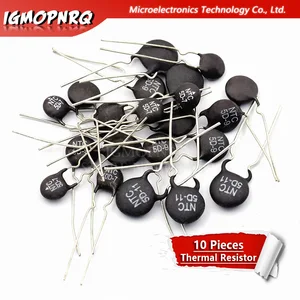 Терморезистор NTC 5D-11 10D-9 10D-11 47D-15 10D-20 10D-13 8D-11 10D-15 5D-15 10D-7 MF11-103 33D-7 8D-12 20D-20, 10 шт.